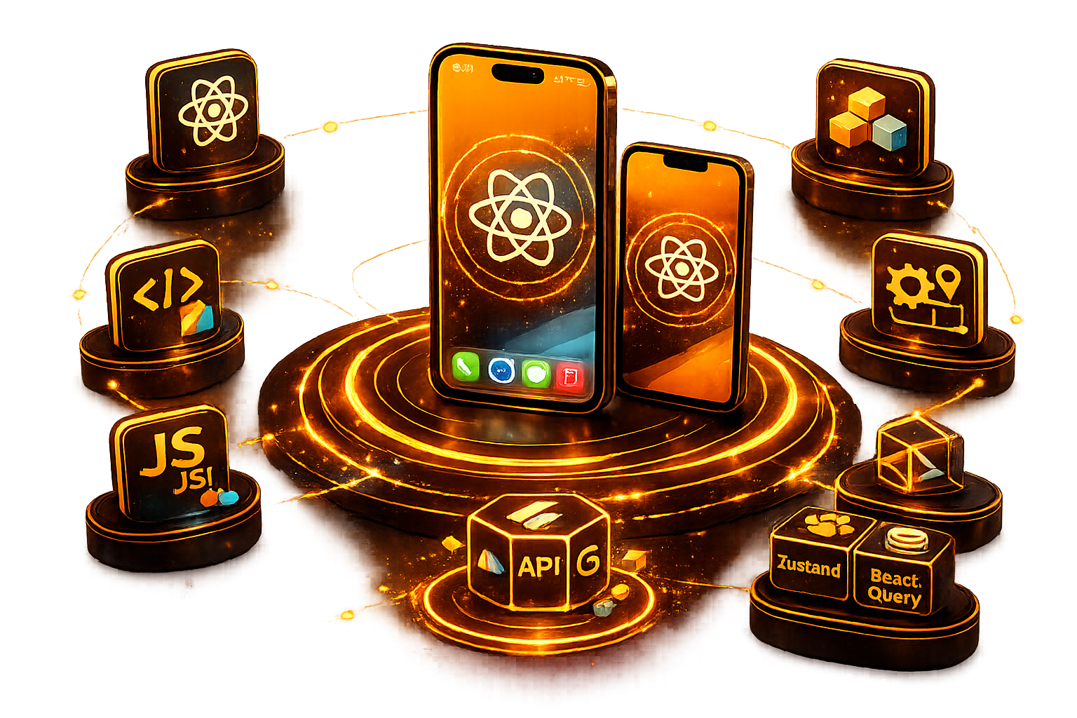 We build React Native applications that your users experience as native  and that your engineering organization maintains as efficiently as a single web codebase.