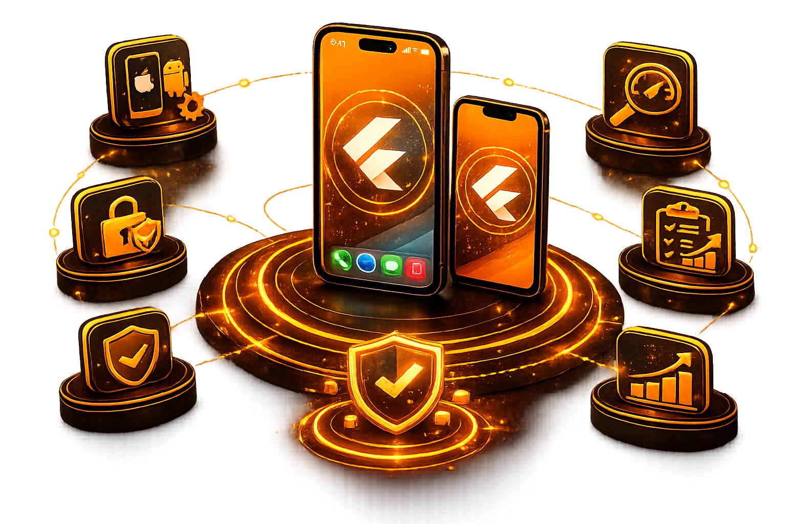 We protect the mobile application your business built  and continuously improve the user experience that your audience depends on every day.